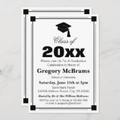 アールデコ卒業党 招待状 (正面/裏面)