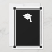 アールデコ卒業党 招待状 (裏面)