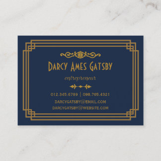 アールデコ名刺 名刺