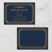 アールデコ名刺 名刺 (正面/裏面)