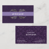 アールデコ名刺 名刺 (正面/裏面)