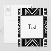 アールデコ図形 ポストカード (正面/裏面)