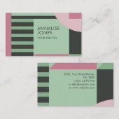 アールデコ図形 名刺 (正面/裏面)