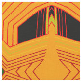 アールデコ型パターン ファブリック (クローズアップ)