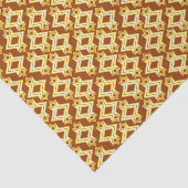 アールデコ壁紙パターン、ゴールデンブラウン 薄葉紙 (詳細)