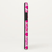 アールデコ壁紙パターン、明るい赤紫色ピンク Case-Mate iPhoneケース (裏面/右)