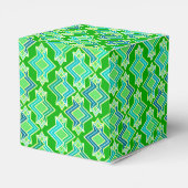 アールデコ壁紙パターン、玉緑 フェイバーボックス (裏面サイド)