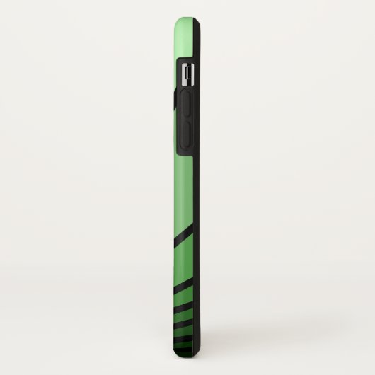 アールデコ太陽の緑 Case-Mate iPhoneケース (裏面/左)