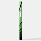 アールデコ太陽の緑 iPhoneケース (左側面)