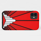 アールデコ太陽の赤 Case-Mate iPhoneケース (裏面(横))