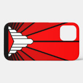 アールデコ太陽の赤 Case-Mate iPhoneケース (裏面 (横))