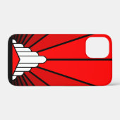 アールデコ太陽の赤 Case-Mate iPhoneケース (裏面 (横))