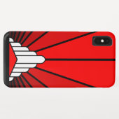 アールデコ太陽の赤 Case-Mate iPhoneケース (裏面(横))