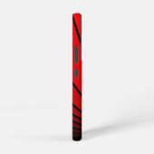 アールデコ太陽の赤 SAMSUNG GALAXYケース (右側面)