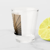 アールデコ太陽の黄褐色 ショットグラス (右)