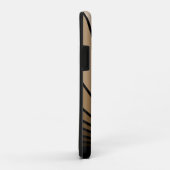 アールデコ太陽の黄褐色 Case-Mate iPhoneケース (裏面/右)