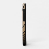 アールデコ太陽の黄褐色 Case-Mate iPhoneケース (裏面/左)