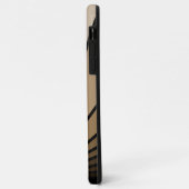 アールデコ太陽の黄褐色 Case-Mate iPhoneケース (裏面/左)