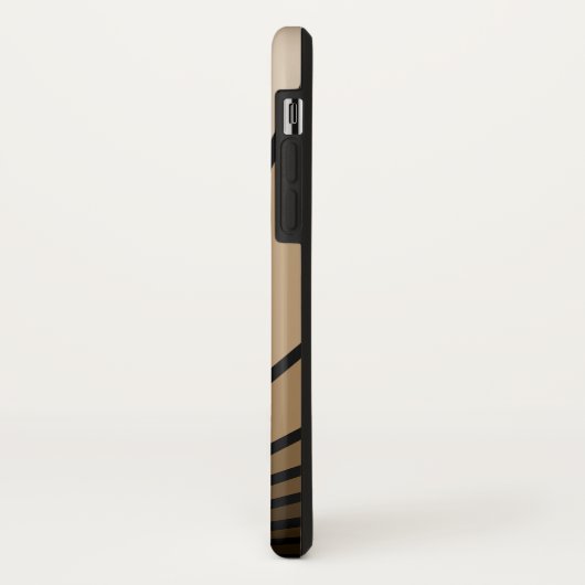 アールデコ太陽の黄褐色 Case-Mate iPhoneケース (裏面/左)