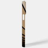 アールデコ太陽の黄褐色 Case-Mate iPhoneケース (裏面 / 右)