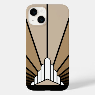 アールデコ太陽の黄褐色 Case-Mate iPhone 14ケース