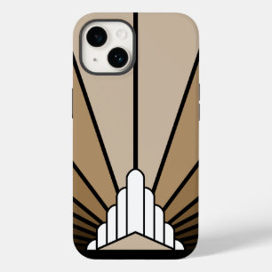 アールデコ太陽の黄褐色 Case-Mate iPhone 14ケース