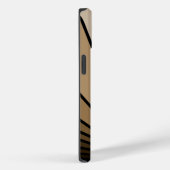 アールデコ太陽の黄褐色 Case-Mate iPhoneケース (裏面 / 右)