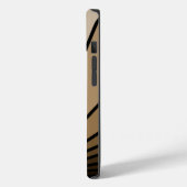 アールデコ太陽の黄褐色 Case-Mate iPhoneケース (裏面 / 左)