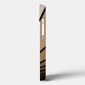 アールデコ太陽の黄褐色 Case-Mate iPhoneケース (裏面 / 左)