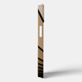 アールデコ太陽の黄褐色 Case-Mate iPhoneケース (裏面 / 右)