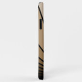 アールデコ太陽の黄褐色 Case-Mate iPhoneケース (裏面/右)