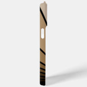 アールデコ太陽の黄褐色 Case-Mate iPhoneケース (裏面 / 右)