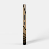 アールデコ太陽の黄褐色 SAMSUNG GALAXYケース (右側面)