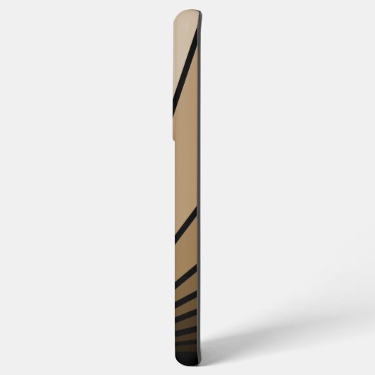 アールデコ太陽の黄褐色 SAMSUNG GALAXYケース (裏面横)