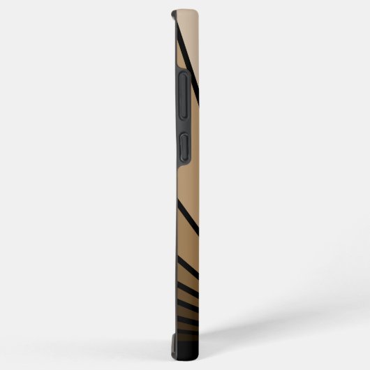 アールデコ太陽の黄褐色 SAMSUNG GALAXYケース (右側面)