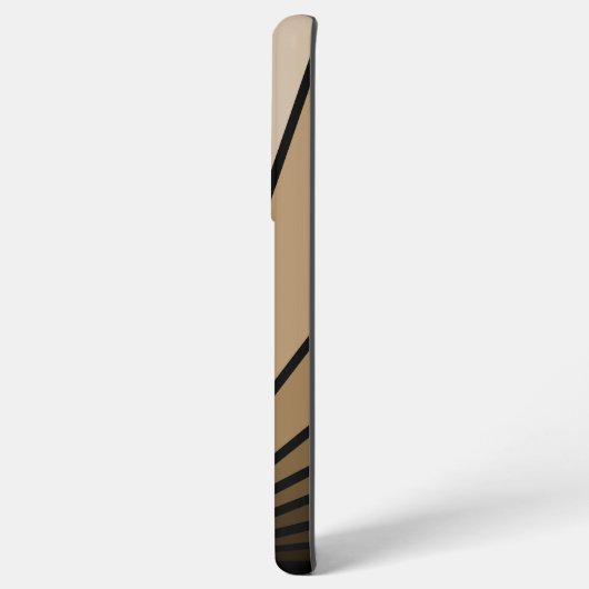 アールデコ太陽の黄褐色 SAMSUNG GALAXYケース (左側面)