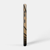 アールデコ太陽の黄褐色 SAMSUNG GALAXYケース (右側面)