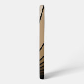 アールデコ太陽の黄褐色 SAMSUNG GALAXYケース (左側面)