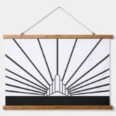 アールデコ太陽 吊り下げ型タペストリー (正面2)