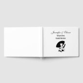 アールデコ女性ビッグハットグローブRL ゲストブック (全面)