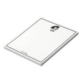 アールデコ女性ビッグハットグローブRL ノートパッド (回転)