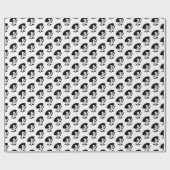 アールデコ女性ビッグハットグローブRL ラッピングペーパー (フラット)