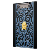 アールデコ女性頭部ハート鍛錬鉄製クリップボード クリップボード (左)