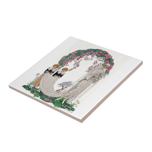 アールデコ嫁 タイル (側面)