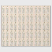 アールデコ嫁 ラッピングペーパー (フラット)