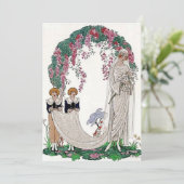 アールデコ嫁 招待状 (スタンド正面)