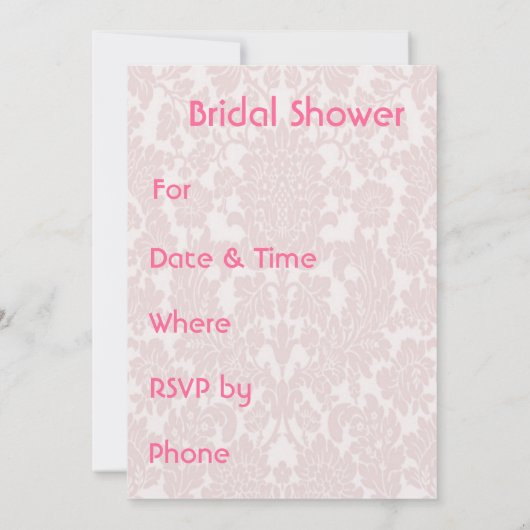 アールデコ嫁 招待状 (裏面)