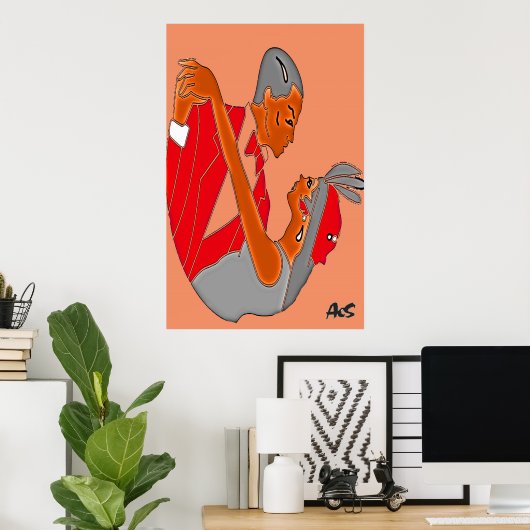 アールデコ対 ポスター (ホームオフィス)