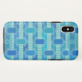 アールデコ工業用シック – ソフトブルー Case-Mate iPhoneケース (裏面(横))