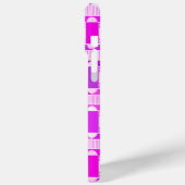 アールデコ工業用シック、バイオレット、オーキッド、ラベンダー Case-Mate iPhoneケース (裏面 / 左)